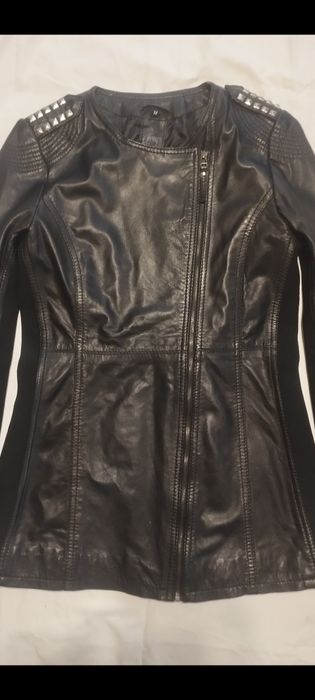 Вінтажна кожана куртка -плащ бренду GIPSY