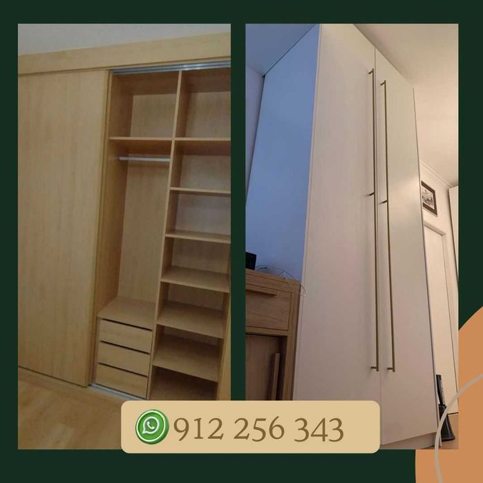 Roupeiro e closet por medida (por orçamento)