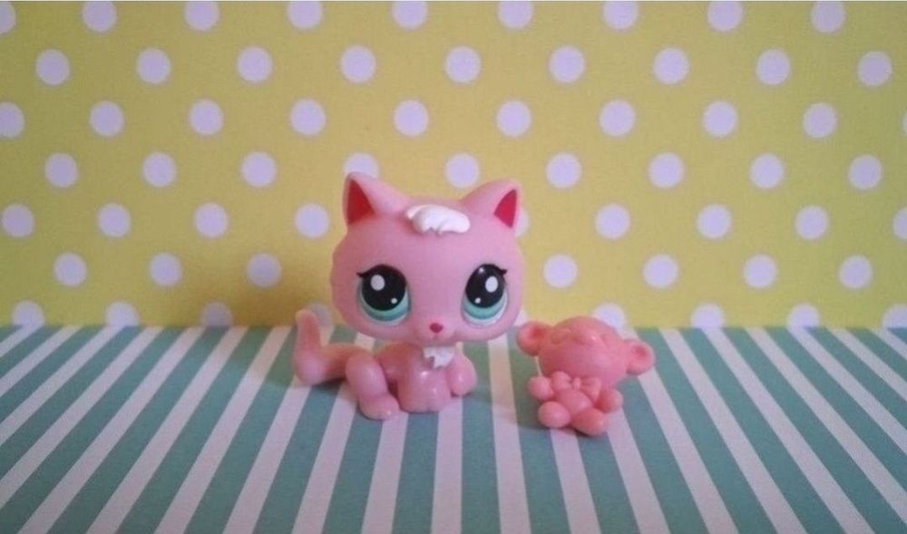 Littlest Pet Shop LPS unikatowy mały Kot #2575