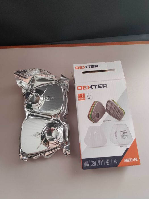 filtros para mascara, dexter