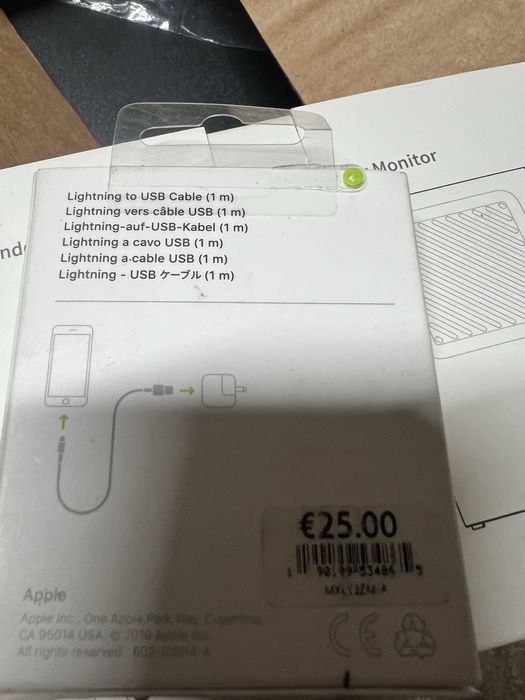 Кабель зарядки до Apple Iphone Lightning