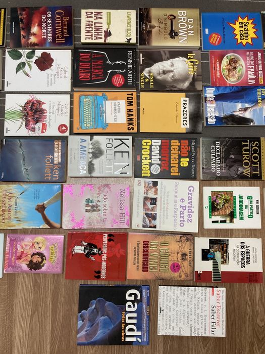 Romances / Policiais / Economia / Desenvolvimento Pessoal