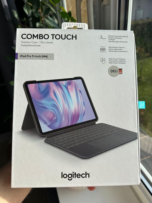Logitech Combo Touch klawiatura dla iPad Pro 11 (2024) grafitowy DE