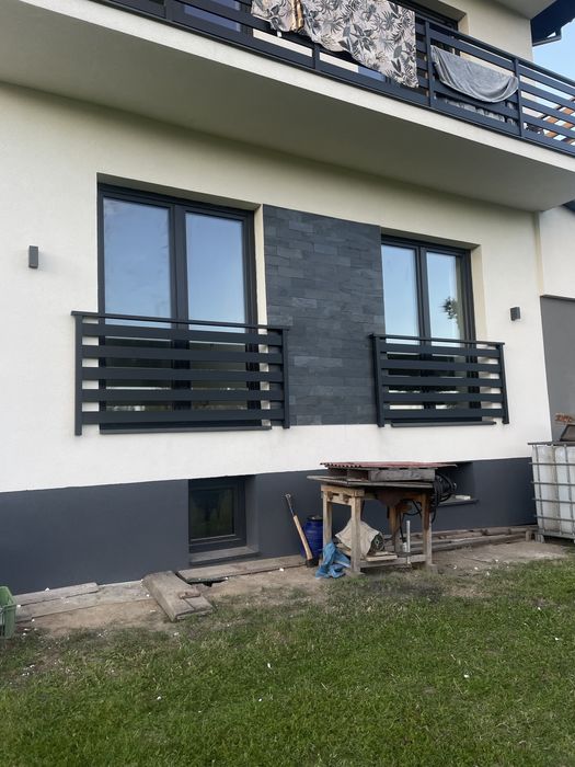 Balustrada balkonowa aluminiowa