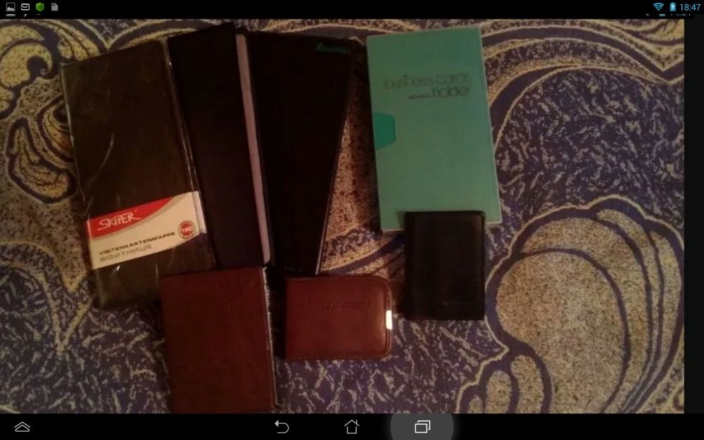 Визитницы, блокноты, ежедневники.