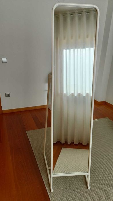 IKEA Espelho de pé, branco, 48x160 cm ( Novo)
