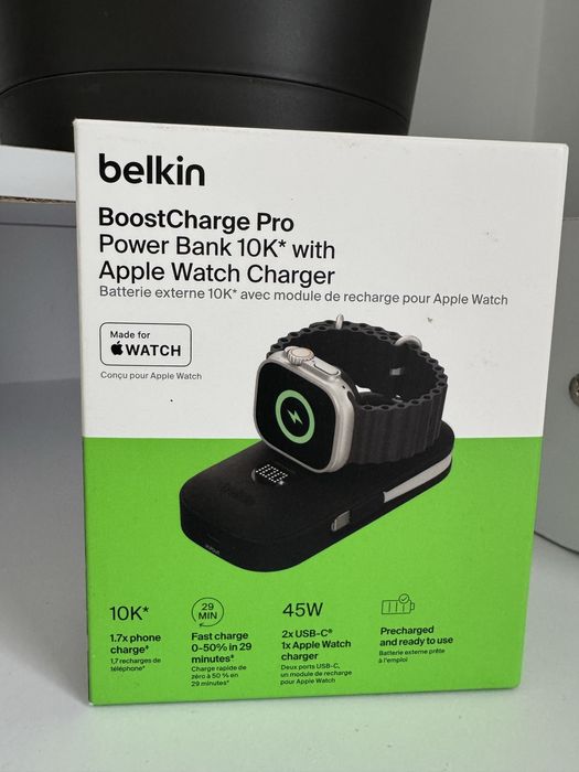 Power Bank Belkin 10000мА·год, 45Вт (BPD012HQBK)