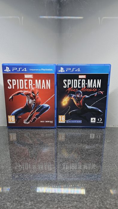 2X Spiderman Spider-Man Spider Man Miles Morales PS4 PlayStation 4