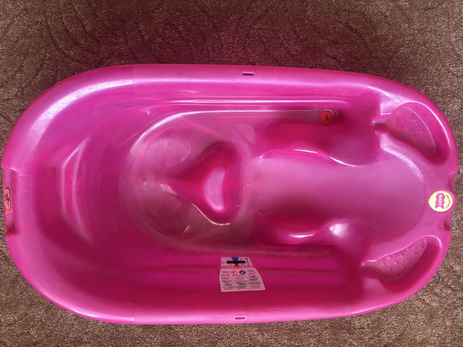 Ванночка с анатомической горкой OK baby