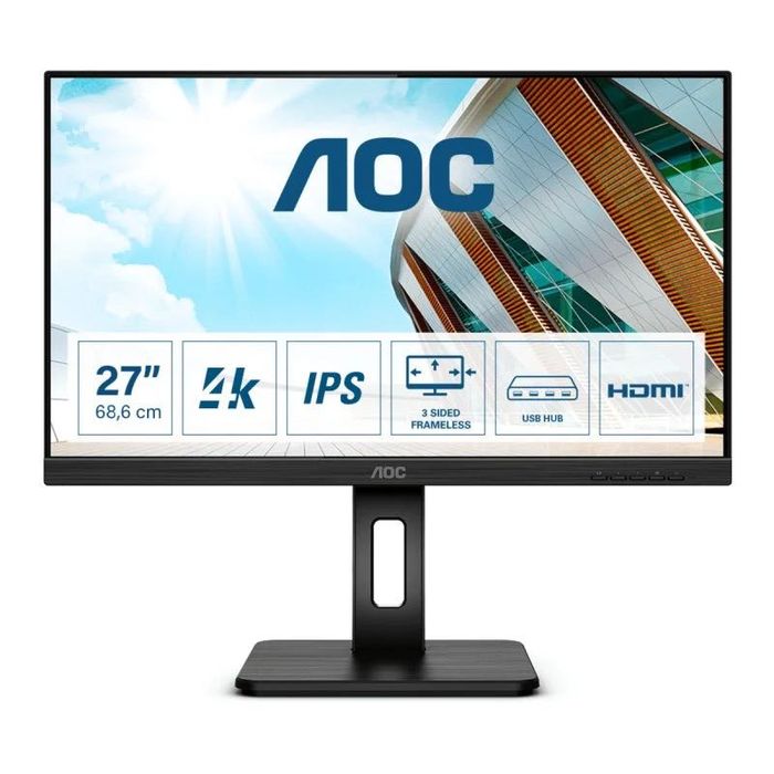 Monitor 27" 4K AOC U27P2