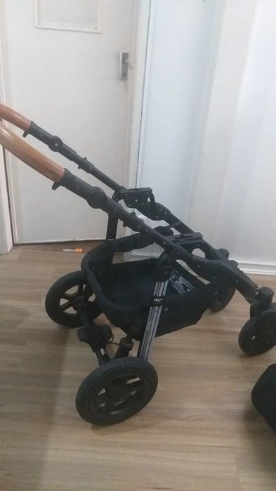 Trio My junior + bebê conforto, alcofa e carro para passeio