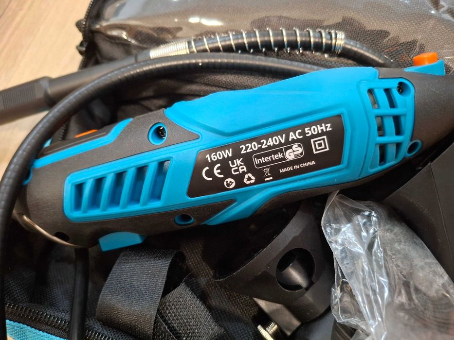 Micro Retífica / Mini Ferramenta Rotativa 160W (Com Acessórios e Mala)