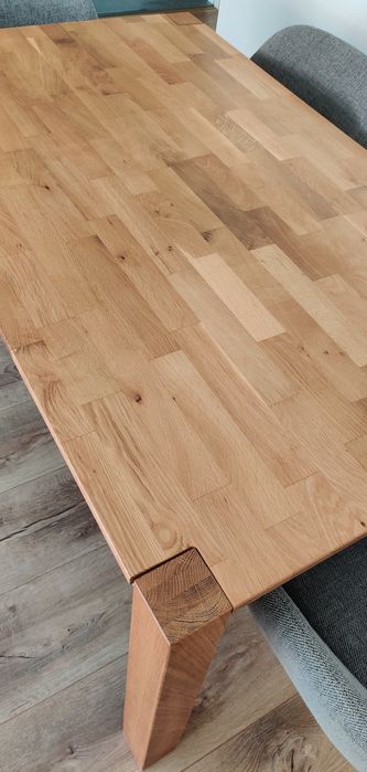 Mesa Extensível Madeira Maciça de Carvalho