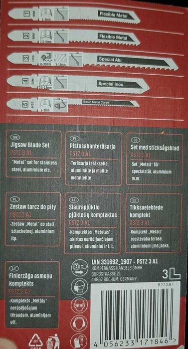 Brzeszczoty do wyrzynarki *Możliwość wysyłki!*