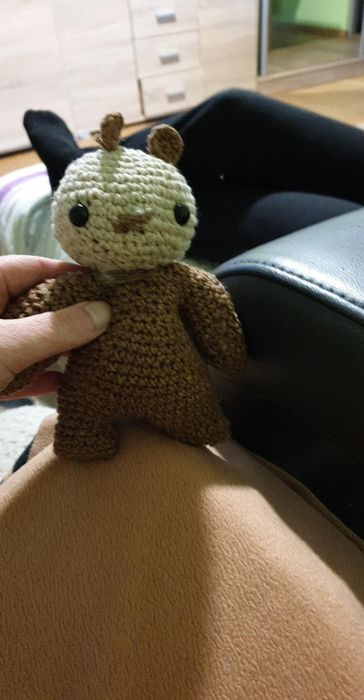 Wydra Morska – ręcznie robiona maskotka z włóczki