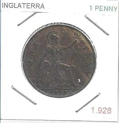 Inglaterra - - “Libra Esterlina” - - - 1 PENNY - - - Moedas
