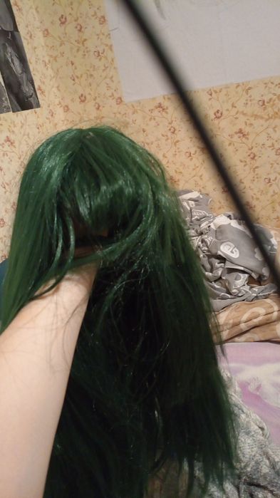 Перука Мао мао Зелена