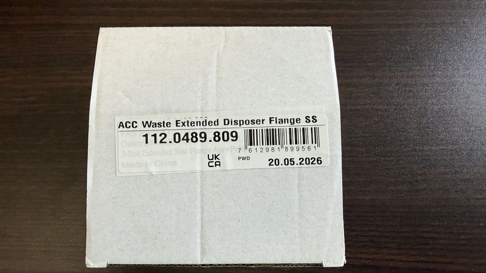 FRANKE 112.0489.809 Przedłużka kołnierza młynka Turbo Elite/Slim