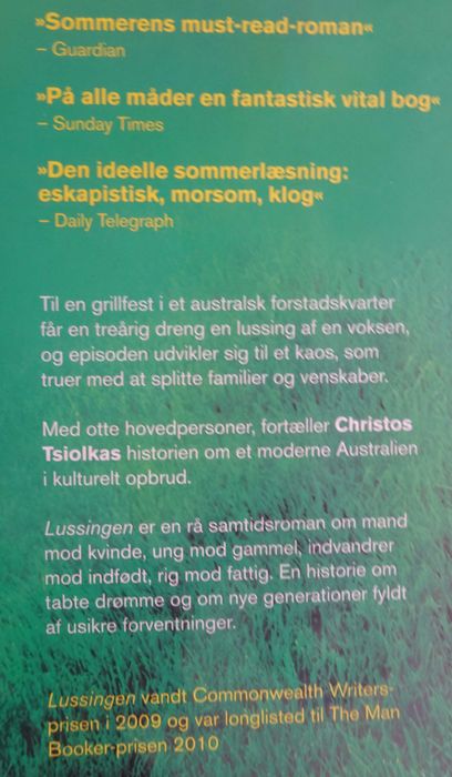 Lussingen de Christos Tsiolkas (em Dinamarquês)