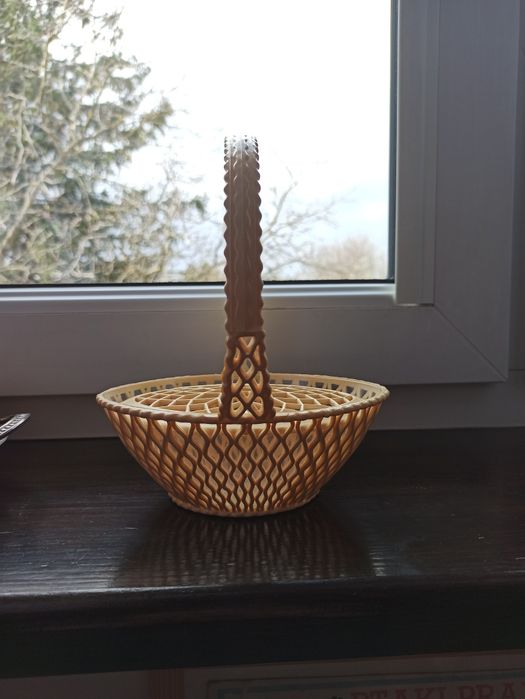 Schlutz West Germany koszyk ikebana vintage koszyczek wielkanocny