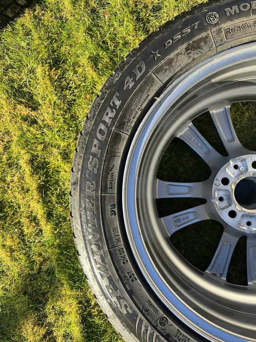 Koła zimowe BMW, 225/55R17, opony Dunlop SP Winter Sport RunFlat,