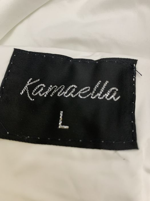 Casaco sem mangas branco L - Novo