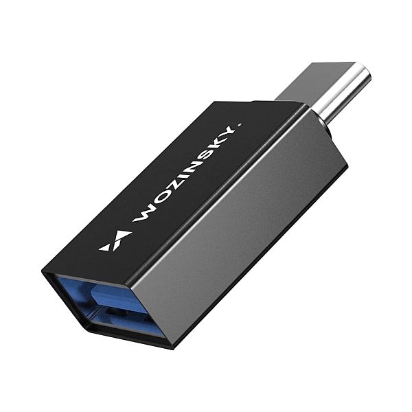 Adapter Wozinsky W10GY1S USB-C - USB-A 3.2/10Gb/s - czarny