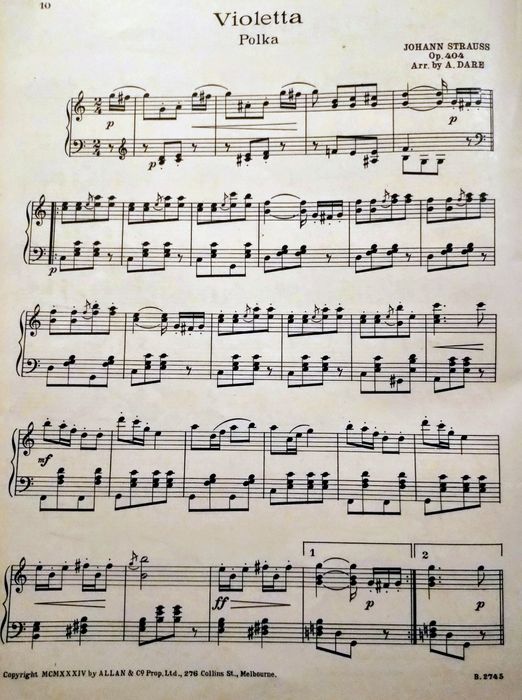 Nuty na fortepian. Ballet Album