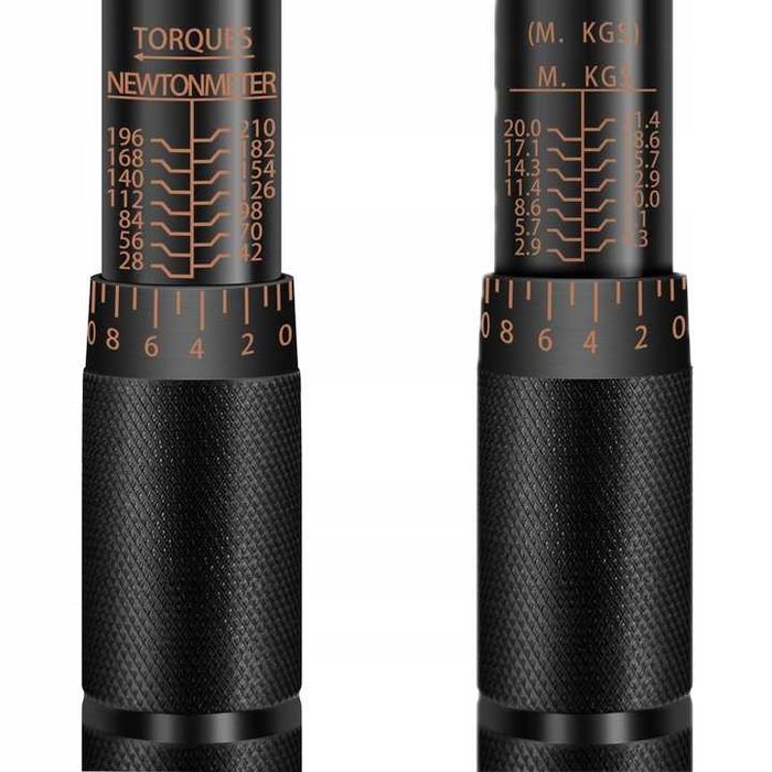 Klucz dynamometryczny Delphi 28–210Nm 1/2" zestaw nasadek