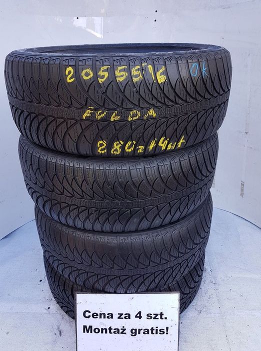 205/55/16 fulda cena za 4 szt. zimowe* wa-wa centrum gwarancja montaż