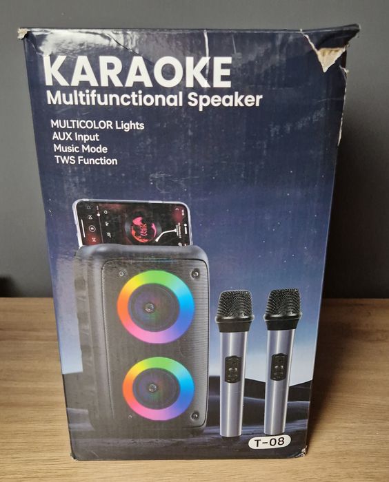 Zestaw do karaoke głośnik Bluetooth Mikrofony do karaoke