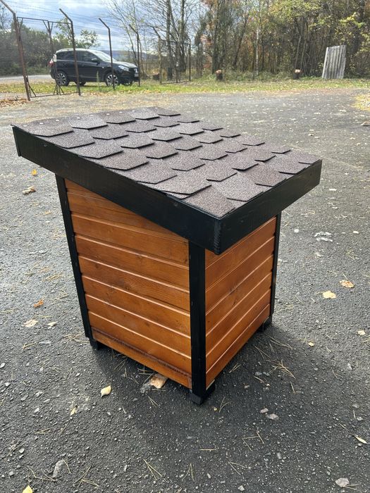 Буда котам утеплена маленька котикам коту киці для кота будка котяча