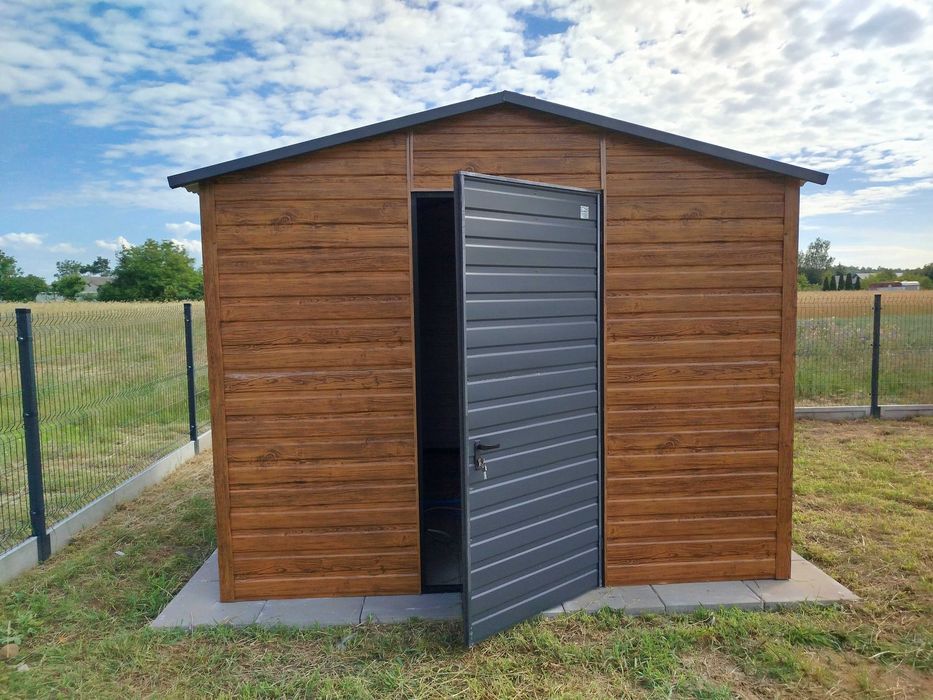 GARAŻ BLASZANY | Domek Ogrodowy | SCHOWEK BUDOWLANY|Wiatka – Maj-Blach