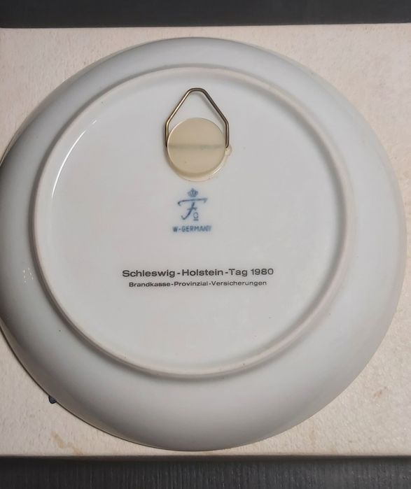 Kolekcjonerski talerz Wilhelm Hartwig Beseler – Fürstenberg, Niemcy 19