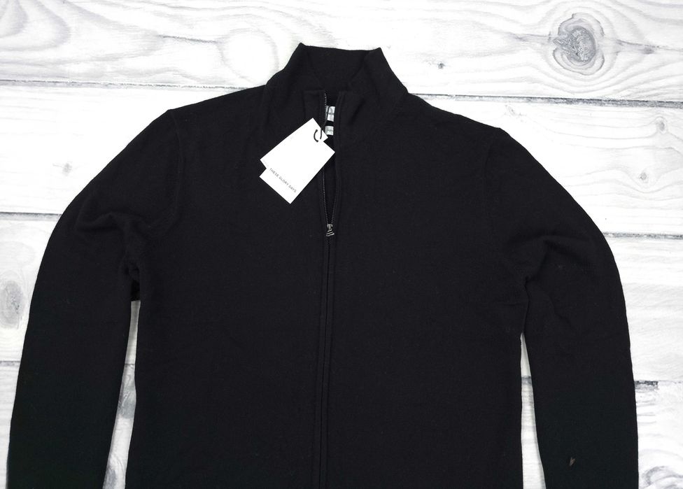 THESE GLORY DAYS T Bertil Zip Cardigan 100% Merino Wool Męska Bluza L