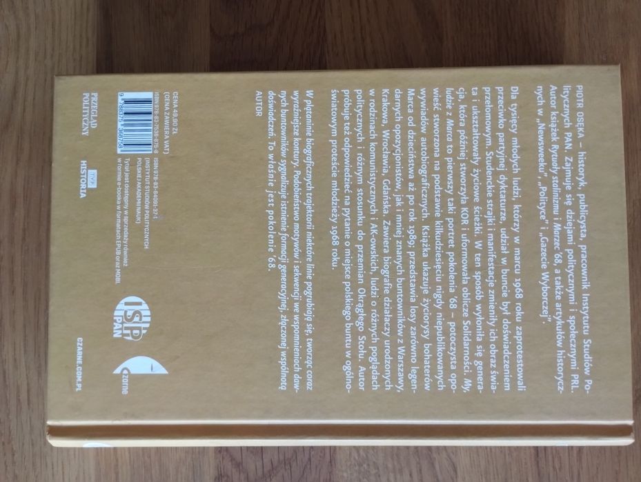 My ludzie z marca, autobiografia pokolenia '68