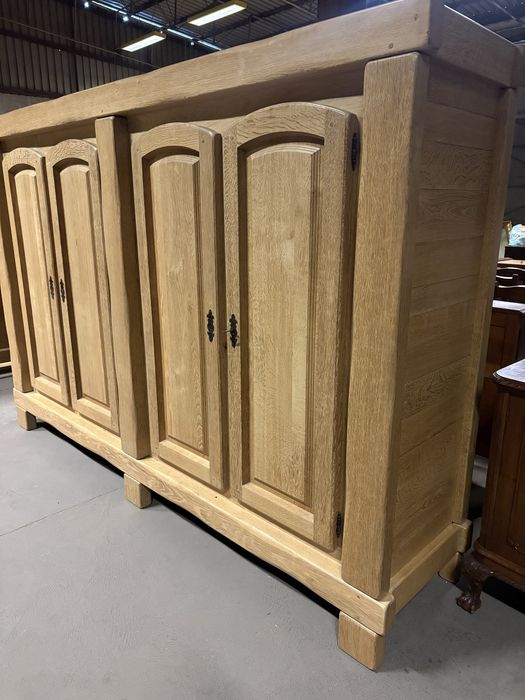 Zestaw mebli sypialnianych,szafa+toaletka+szafki nocne i łóżko dębowa