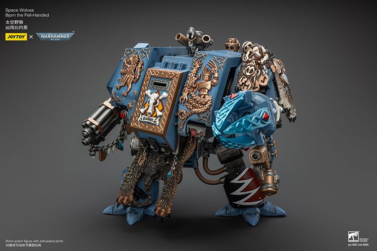 Фігурка warhammer40k JoyToy Space Wolves Bjorn the Fell-Handed 1/18