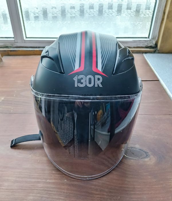 Capacete preto Matt Black/Red