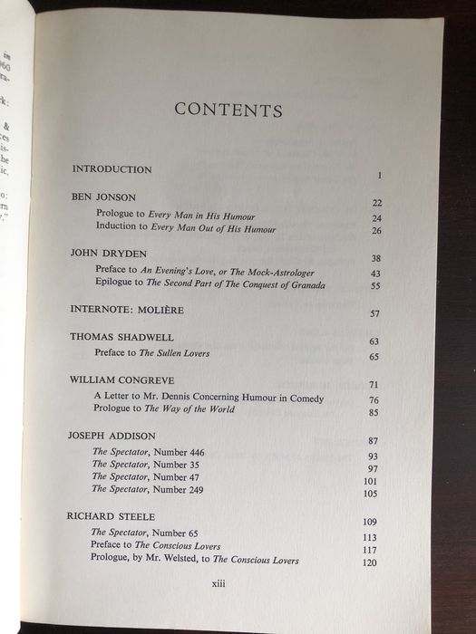 WIMSATT Idea of Comedy PECKHAM Beyond Tragic Vision Revolutionaries