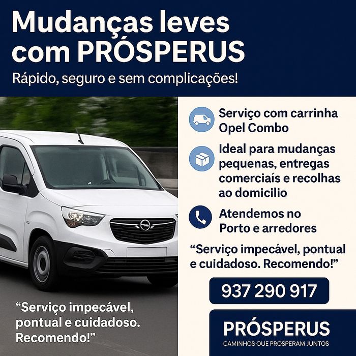 Transporte rápido e barato