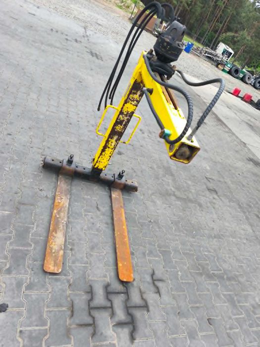 widły do palet hydrauliczne 2t+rotator+przewody 2020 rok hds hydrofast