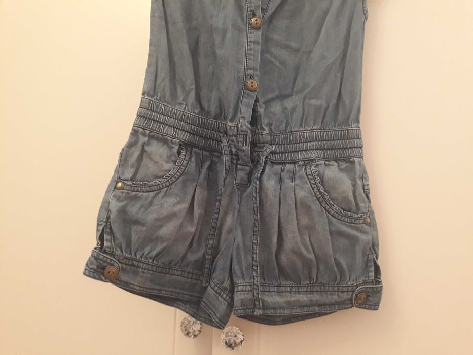 Jeans kombinezon Zara Kids dla dziewczynki r. 118