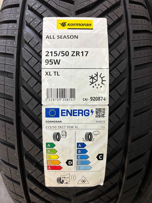 215/50/17 95W Kormoran Całoroczna All Season NOWA 2025 Bydgoszcz