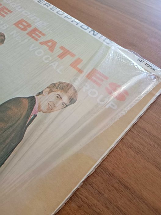 Disco de vinil dos Beatles.