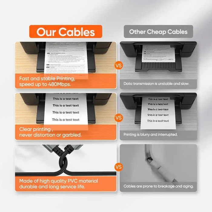 Кабель до принтера, сканера...