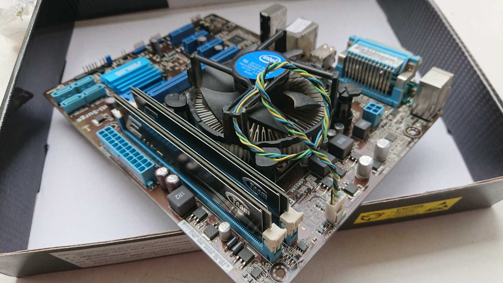 Комплект ASUS P8H61-M + ЦПУ Intel i5 3570K + Кулер + ОЗУ DDR3 - 8 ГБ