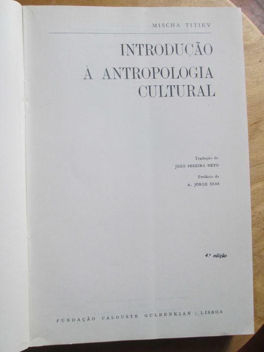 Introdução à Antropologia Cultural, de Mischa Titiev