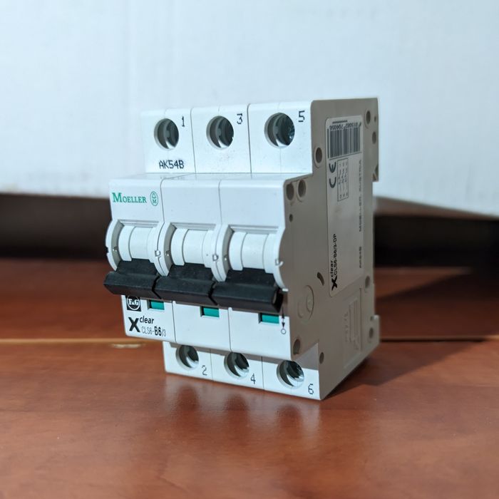 Wyłącznik nadprądowy S303B6 Moeller Eaton