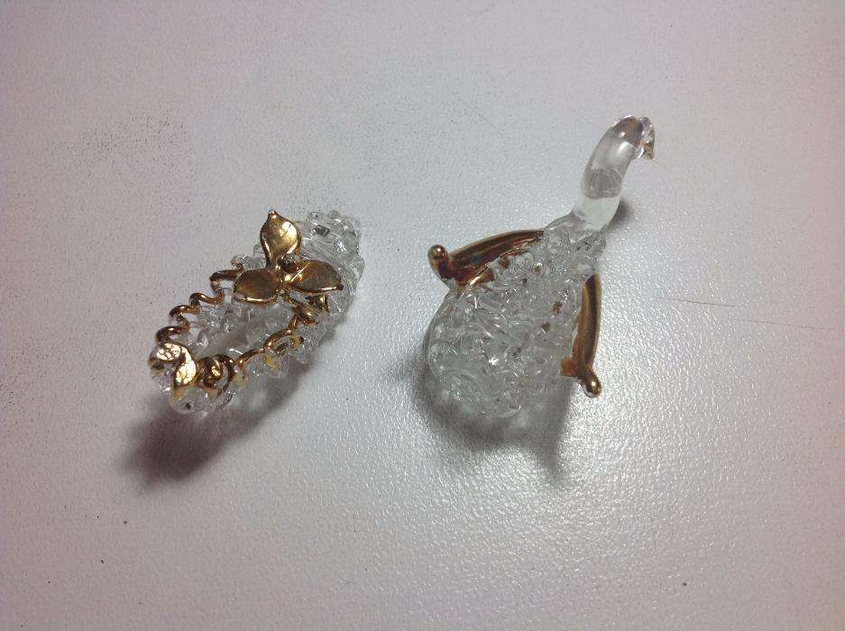 Sapato e Ganço de vidro